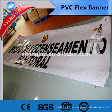 Banner flexible de vinilo PVC en rollos, fabricante de banner flexible superbrillante / mate de alta calidad en Zhejiang, China